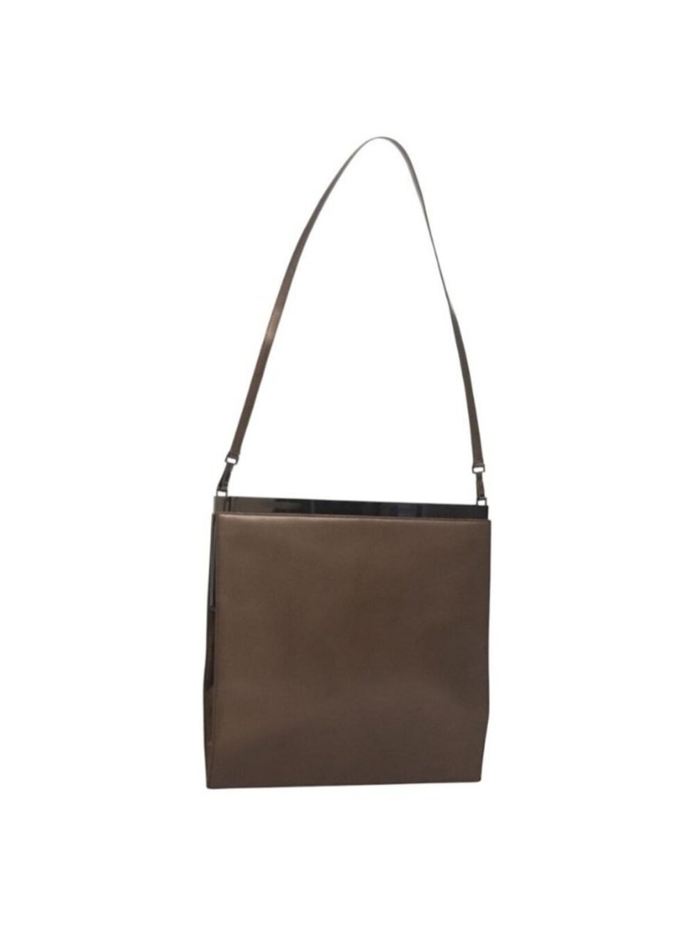 Authentic GUCCI Shoulder Bag Leather Outlet Brown 004 0406 0492